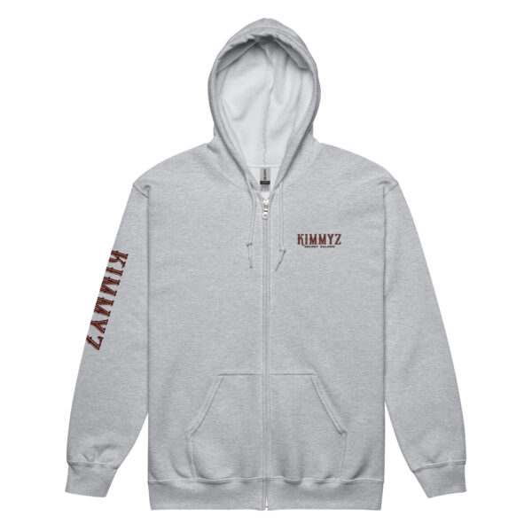 Secret Saloon Unisex Zip Hoodie (Light Colors) - Image 4