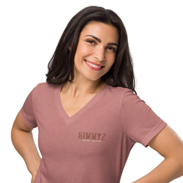 Women’s relaxed v-neck logo t-shirt - Image 9